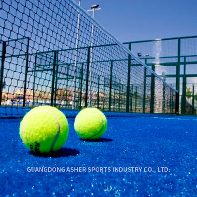 Forro panorámico del látex Padel del multicolor de encargo SBR de las pistas de tenis del OEM
