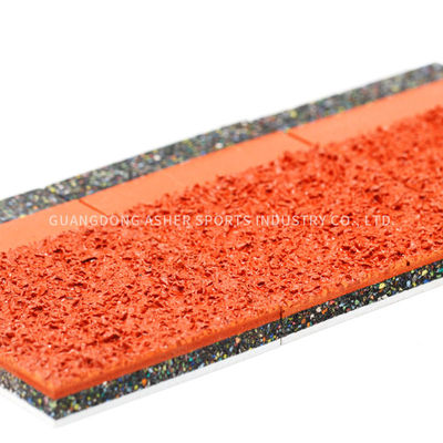 La pista de funcionamiento TPU del sistema flexible de goma del bocadillo alisa solar el tipo