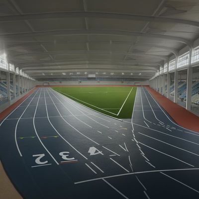 Pista de correr de la IAAF con fricción y absorción de golpes para bases de concreto y asfalto