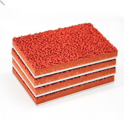 10 años de garantía de pista deportiva de plástico híbrido avanzado para escuelas y universidades - Pedidos al por mayor disponibles en granel Kit de instalación fácil incluido