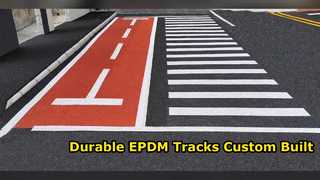 Pista de correr de caucho EPDM duradera Soluciones personalizables