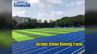 Durable Full PU School Running Track Surface Solutions