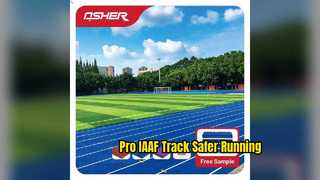 Pro IAAF pista de atletismo superficie de alta absorción de impactos