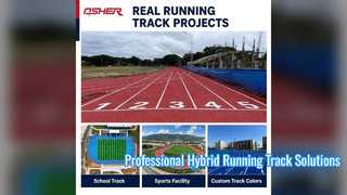 Professional Hybrid Running Track Installation Services