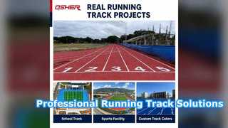 Instalación de pista de atletismo híbrida y soporte de expertos