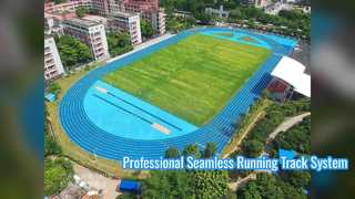 Sistema de pista de atletismo profesional de PU completo para estadios